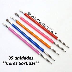 Espátulas com silicone para unhas (05 und.)