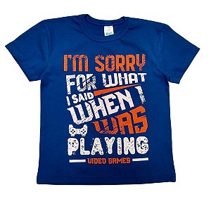Camiseta Infantil Menino I´m Sorry - PHO