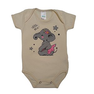 Body Bebê Menina Elefante Little - PHO
