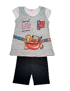 Conjunto Bebê Menina love - Kely&Kety