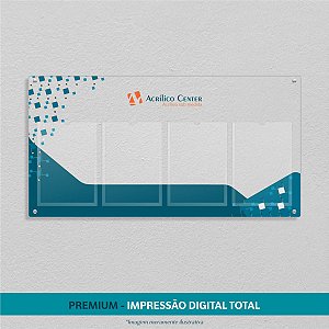 Quadro de Avisos A4 - 4 Displays