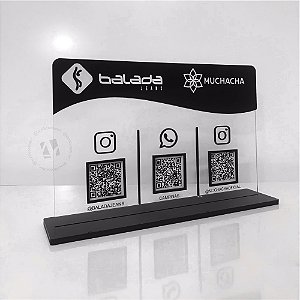 Placa Pix Premium 3 Qr Code - Premium