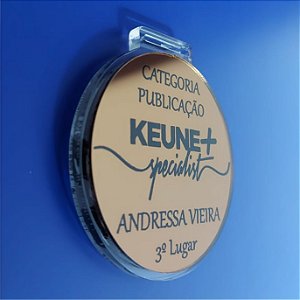 Medalha em acrílico 8cm