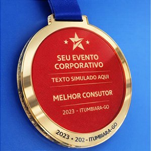 Medalha em acrílico 7cm