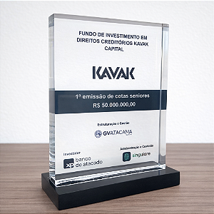 Troféu em acrílico Premium