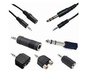 Cabo Extensor Extensao Fone P2 3m+cabo P2 P10+adaptador