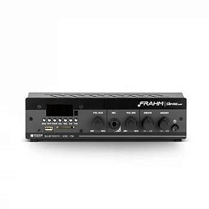 Amplificador - Receiver para Som Ambiente Frahm SLIM 1000 APP Bluetooth 40W