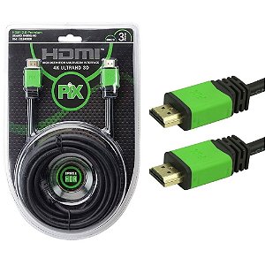 Cabo HDMI Plus - 2.0 4K Hdr 19p 3 Metros