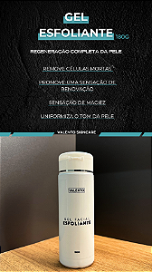 Gel facial esfoliante