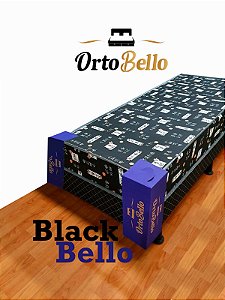 Cama Box Solteiro Black 88x188 - Ortobello