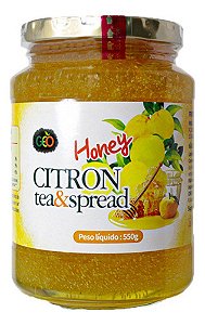 Mel Com Cidra Citron Honey Tea & Spread 550g - GEO