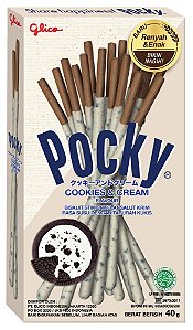 Pocky Chocolate Branco e Cookies