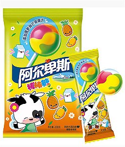 Pirulito Alpenliebe Sabor Frutas Tropicais com Leite