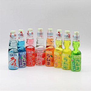 Bebida Gaseificada Sabor Pêssego Ramune 200ml
