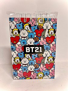 Bloquinho BT21 Colorido