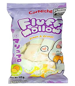 Marshmallow Corniche Sabor Limão e Laranja 118g