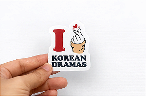 Ímã Decorativo I LOVE KOREAN DRAMAS