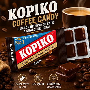 Bala Kopiko Café Sem Açúcar pocket