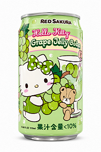 Bebida Hello Kitty - Uva com Gelatina