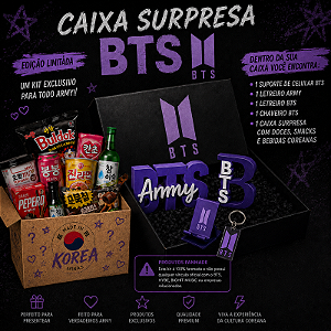 Caixa Surpresa BTS – Edição Fanmade Personalizada
