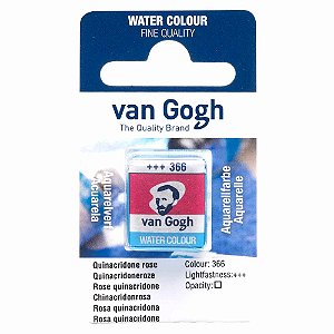 Aquarela Van Gogh Pastilha Quinacridone Rose 366