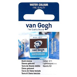 Aquarela Van Gogh Pastilha Burnt Sienna 411
