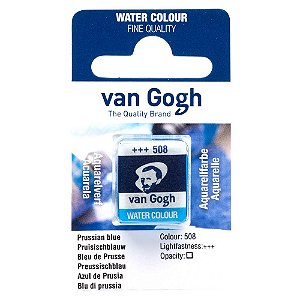 Aquarela Van Gogh Pastilha Prussian Blue 508