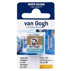 Aquarela Van Gogh Pastilha Light Gold 802