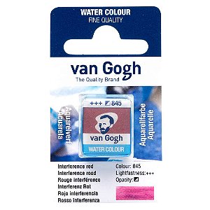 Aquarela Van Gogh Pastilha Interference Red 845