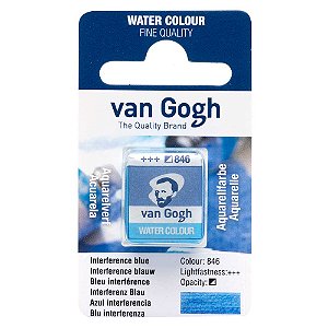 Aquarela Van Gogh Pastilha Interference Blue 846