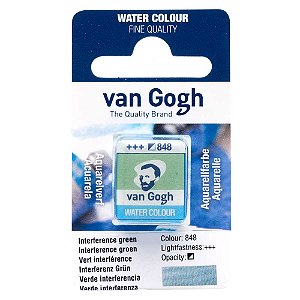 Aquarela Van Gogh Pastilha Interference Green 848