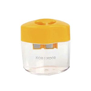 Apontador de Lápis Duplo Amarelo Koh-I-Noor