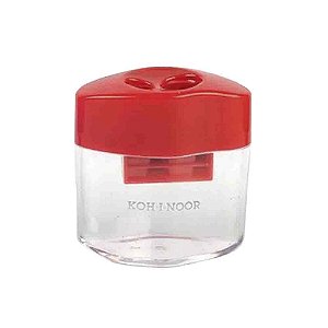 Apontador de Lápis Duplo Vermelho Koh-I-Noor