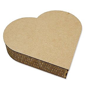 Caixa MDF Coração 30x30cm