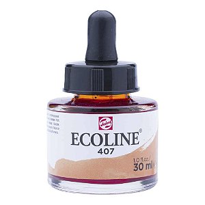 Ecoline Talens 407 Ocre Escuro 30ml
