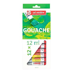 Guache em Tubo 12 Cores Art Creation 12ml
