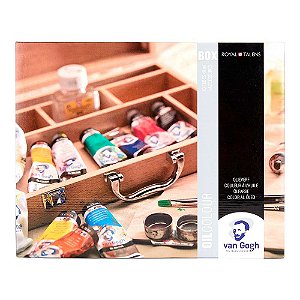 Estojo Pintura Óleo Van Gogh Box Basic