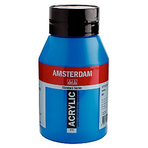 Tinta Acrílica Amsterdam 1 Litro 572 Primary Cyan
