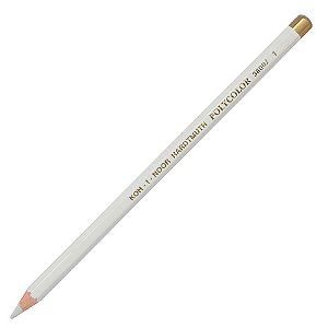 Lápis de Cor Avulso Polycolor Koh-I-Noor Titanium White 1