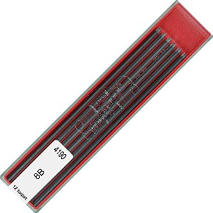 Mina Grafite 2,0mm 8B Koh-I-Noor 4190 12 unidades