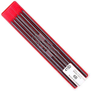 Mina Grafite 2,0mm 6B Koh-I-Noor 4190 12 unidades