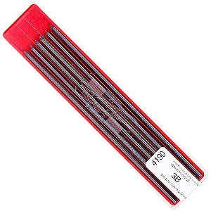 Mina Grafite 2,0mm 3B Koh-I-Noor 4190 12 unidades