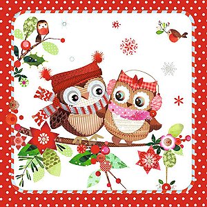 Guardanapo Decoupage Natal 33x33cm com 20 unidades 303607