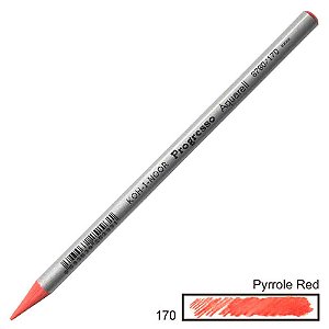 Lápis de Cor Aquarelável Integral Progresso Pyrrole Red 170