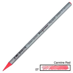 Lápis de Cor Aquarelável Integral Progresso Carmine Red 07