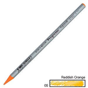 Lápis de Cor Aquarelável Integral Progresso Reddish Orange 05