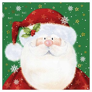 Guardanapo Decoupage Santa Claus 33x33cm com 20 unidades