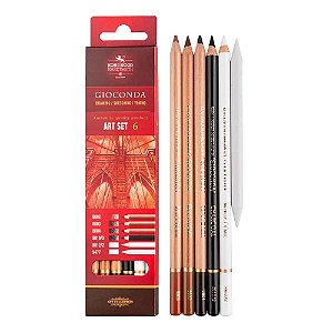 Kit de Lápis de Desenho Especial Koh-I-Noor 6 Unidades