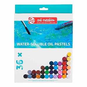 Giz Pastel Oleoso 36 Cores Solúvel em Água Art Creation