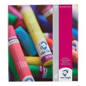Giz Pastel Oleoso 24 Cores Van Gogh